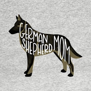 German Shepherd Dog Mom Tan Sable T-Shirt